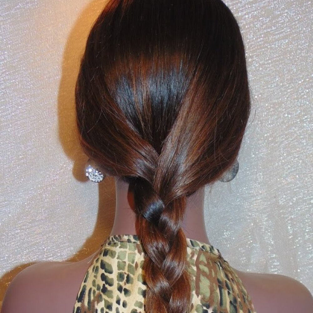 ✨1b/30 Money Piece Ombre 20 inch Human Hair Lace Wig 13x6 Versatile Look✨ - Picture 7 of 13